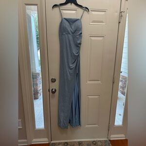 New with tag. Blue Evening Long Dress Never Worn. Somoza 5 Juniors.